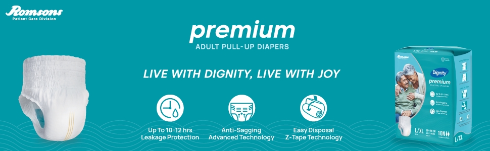 Diaper adult premium pull up